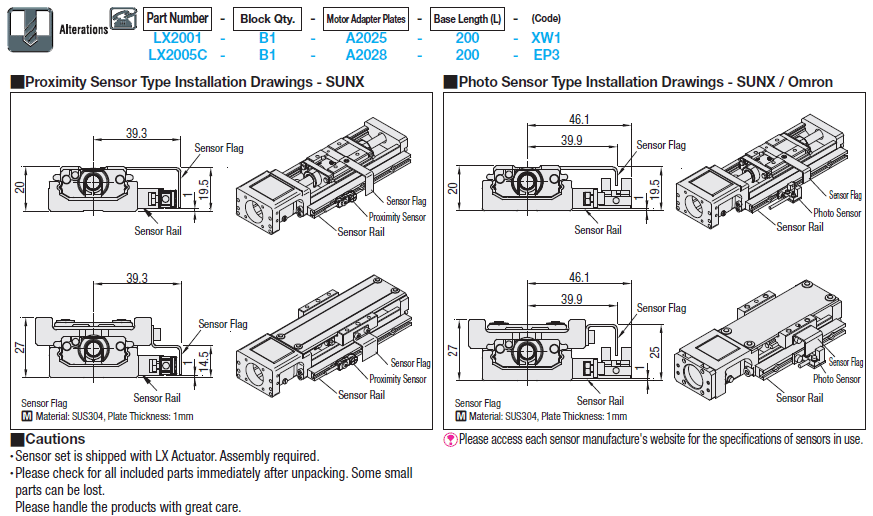 Single Axis Actuators LX20 Standard / Cover Type:Related Image