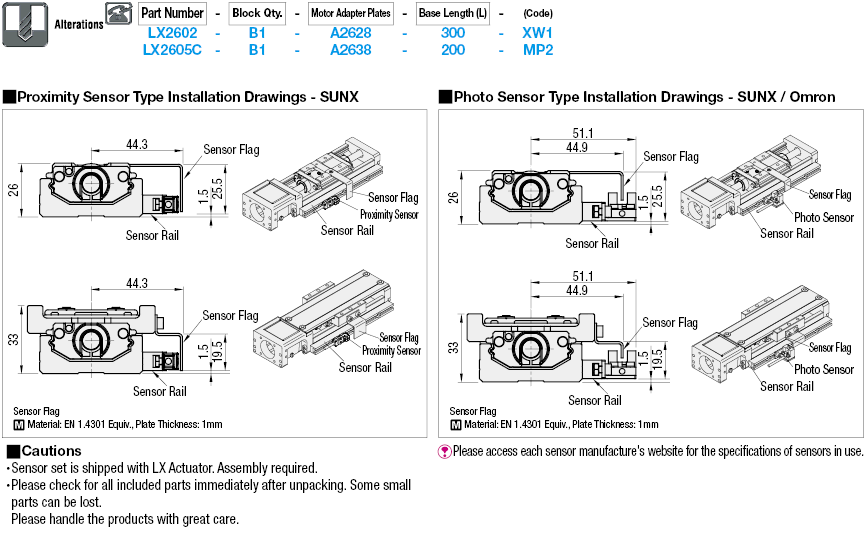Single Axis Actuators LX26 Standard / Cover Type:Related Image