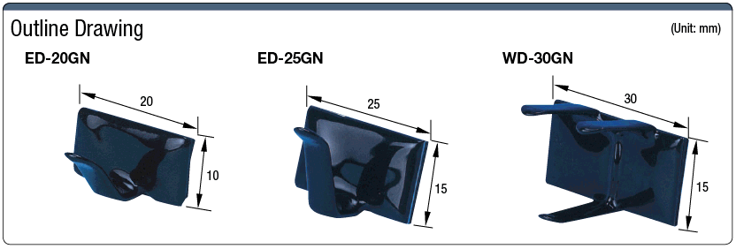 Wire Fixture Sticker (Steel / Resin Coating):Related Image