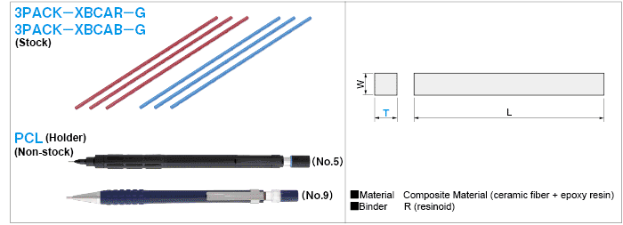 Slim Ceramic Fiber Grinding Sticks with Specialized Holder:Related Image