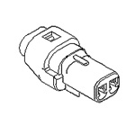 Mizu-P25™ Minituare Waterproof Connector (52213)