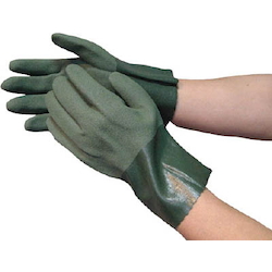 Nitrile, Rubber Gloves, Oil Resistant Towaron, Hard, (with Backing Cloth), 10 Pairs