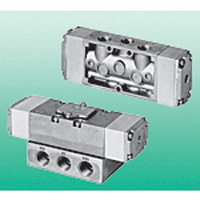 Master Valve Unit Pilot-Operated 5-Port Connection Valve, Selex Valve, 4F Series