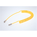 Air Tool Sputter Preventing Spiral Hose Tough Coil