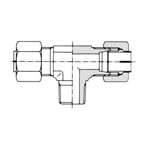Flareless Fitting for Anti-Vibration Fitting NE Type Steel Pipe Type - Nipple in Tee