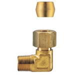 Copper Tube Fitting, Abacus Bead Ring Fitting for Copper Tube, Single-Screw Elbow with Abacus Bead Ring Included