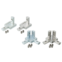 Brackets Series 5 (Slot Width 6mm)/Corner Blind 20mm Square/Two-Way Type