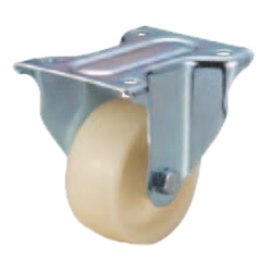 Casters - Medium Load - Wheel Material: Nylon - Fixed Type